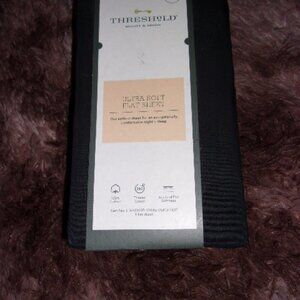 Threshold black ultra soft flat sheet Size Full